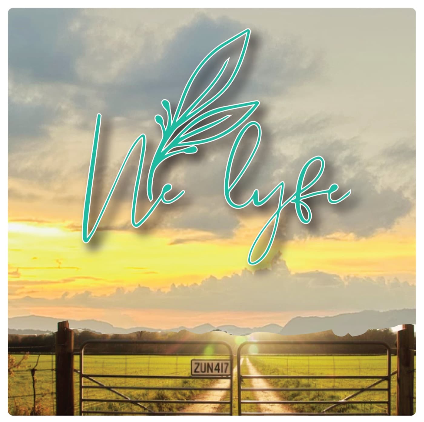 Sunrise over an open farm gate, the WeLyfe brand image